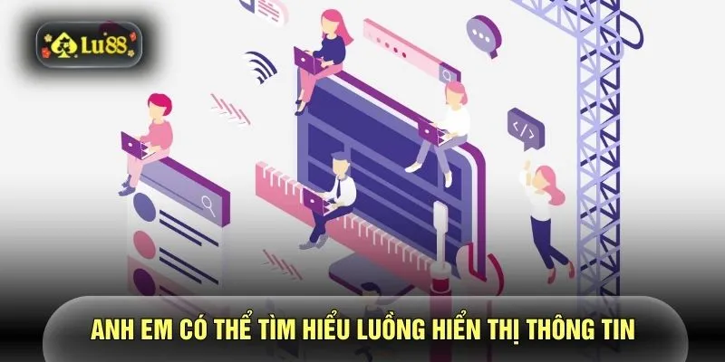 Anh em có thể tìm hiểu luồng hiển thị thông tin