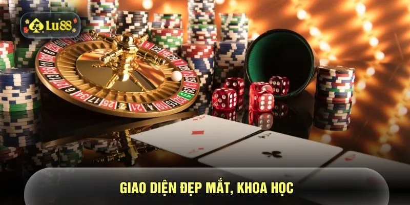 Giao diện đẹp mắt, khoa học